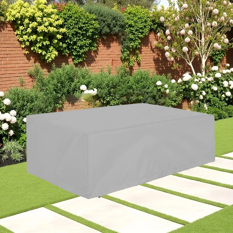 Durable Heavy Duty Outdoor Patio Furniture Cover - Waterproof & UV-Resistant Oxford Fabric for Garden Tables