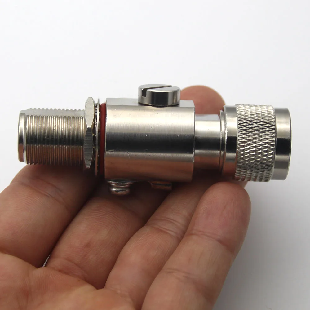 N Head Antenna Lightning Arrester Base Station Weak Current Lightning Arrester N Male To Female Protector