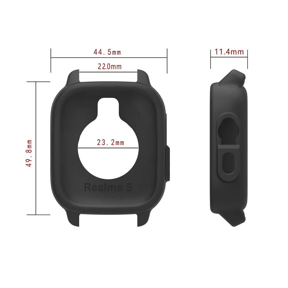 Soft Shell Silicone Protective Case - Lightweight and High-Quality Watch Decoration