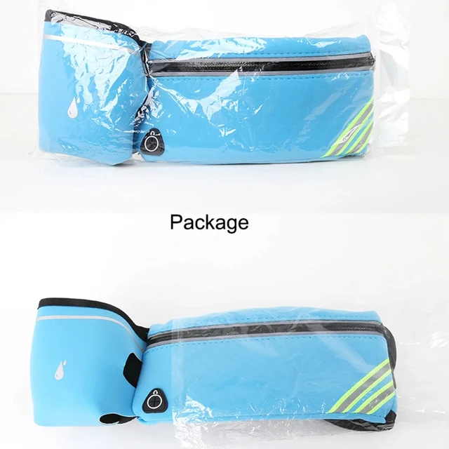 Running Belt Waist Bag Sports Fanny Pack Women Men Phone Pouch with Bottle Hydration Waterproof Run Accessories 4