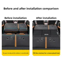 Pour Tesla voiture panneau d'extension arrière matelas voiture lit de voyage lit gonflable matelas panneau d'extension siège arrière neutre support plat 6