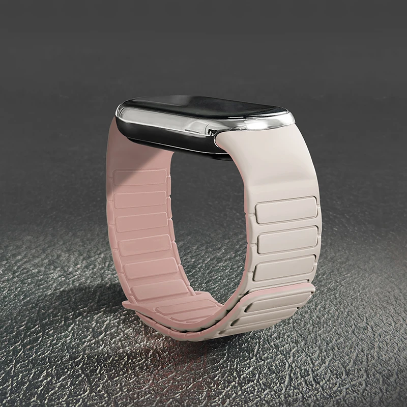 Magnetic Silicone Strap Bracelet for Smartwatch - Stylish Accessory Wristband