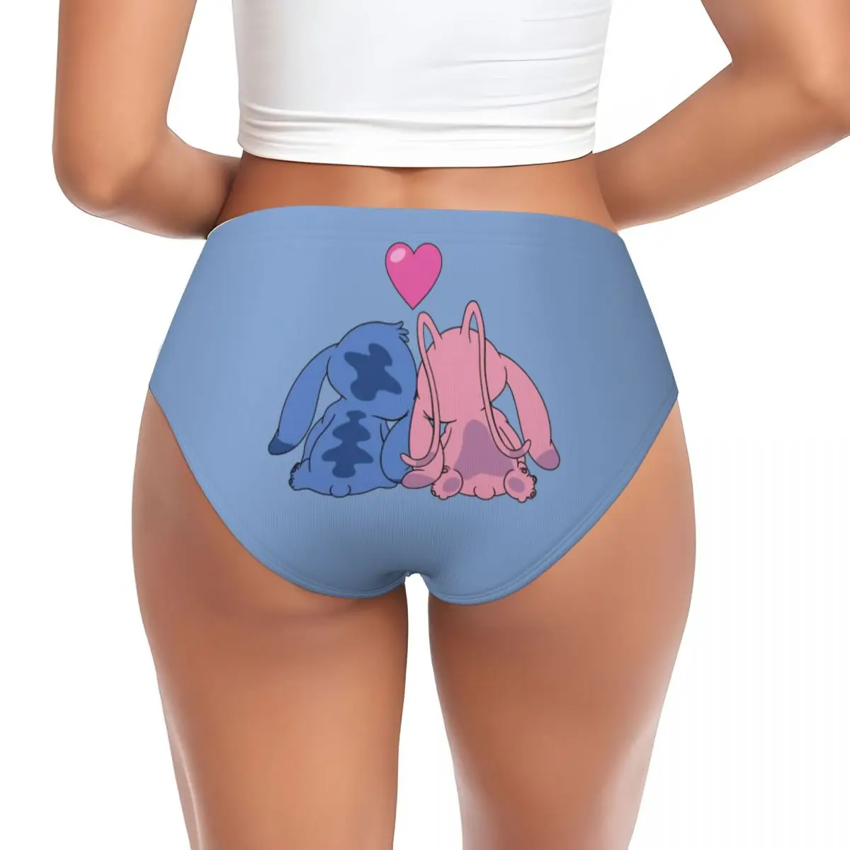 Women's Stitch And Angel Brief Underwear Cozy Breathable Briefs Panties 2