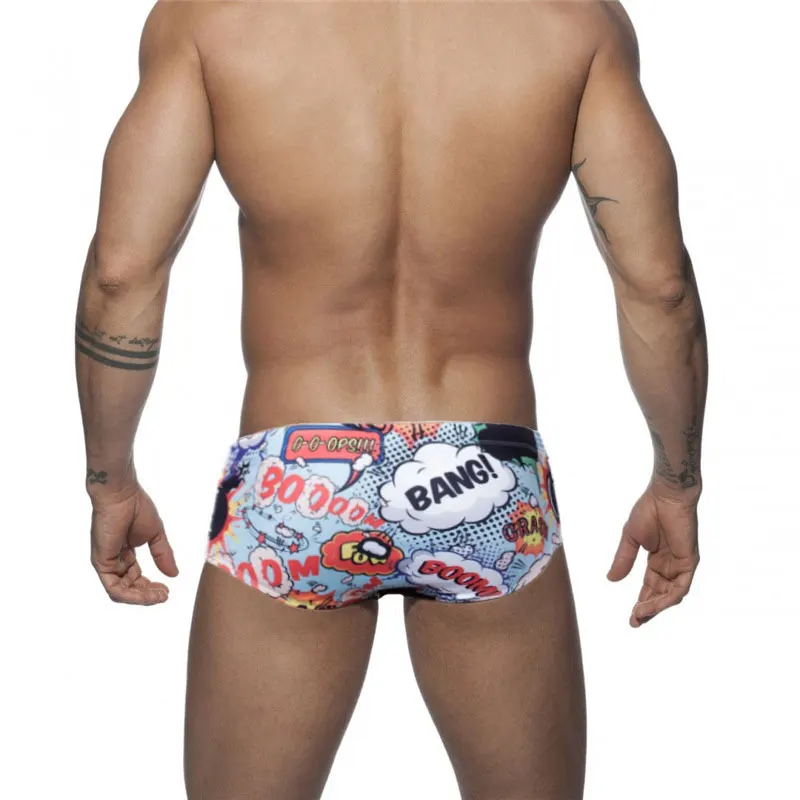 Men Swimsuit Boxer Shorts Swim Trunks Swim Shorts Mens Sexy Bikini Swim Boxer Briefs Short Swimwear Men Swimming Surffing Trunks Jammer Beach Shorts Beachwear Male Surf Swimsuit