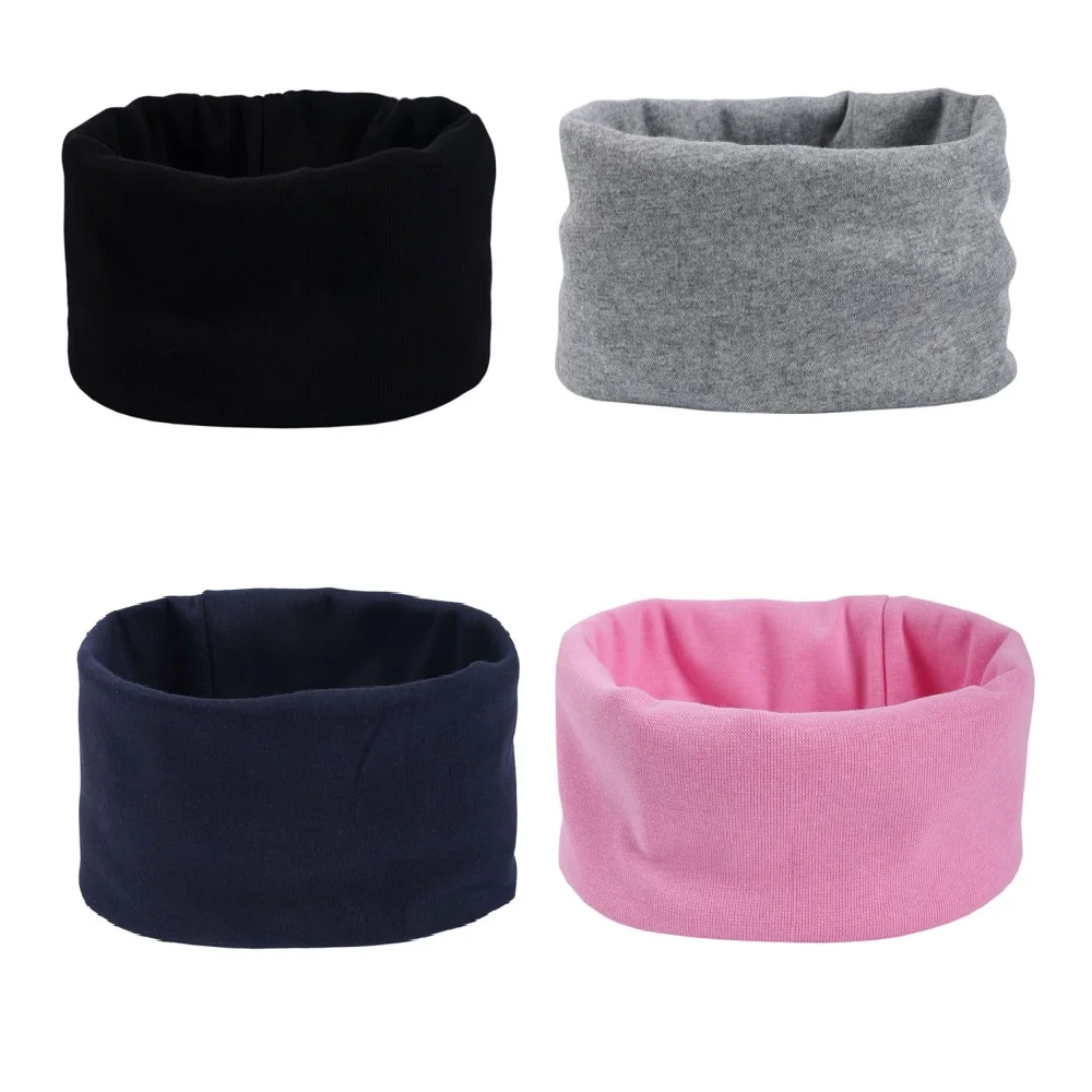 New Cotton Winter Scarf for Boys Girls Women Men Knitted Scarves Unisex Elastic Mufflers Children Autumn Crochet Baby Scarf