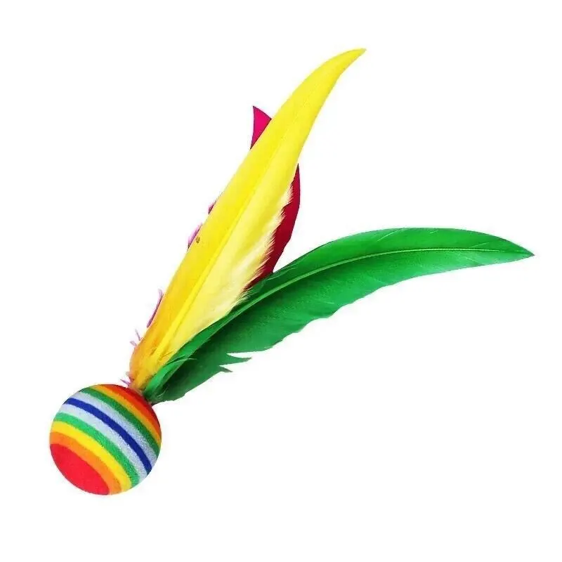 1/5pcs Outdoor Badminton Ball Set Children Rubber Shuttlecock Feather For Beach Kids Game Physical Exercise