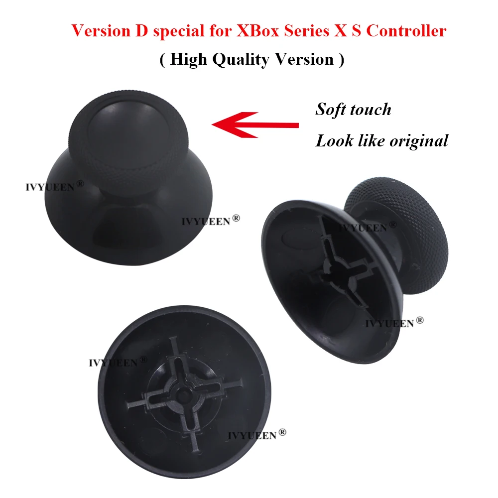XBox One 시리즈 X S 컨트롤러 용 IVYUEEN 100 PCS X Box One 교체 아날로그 썸 스틱 용 3D 아날로그 썸 스틱 캡