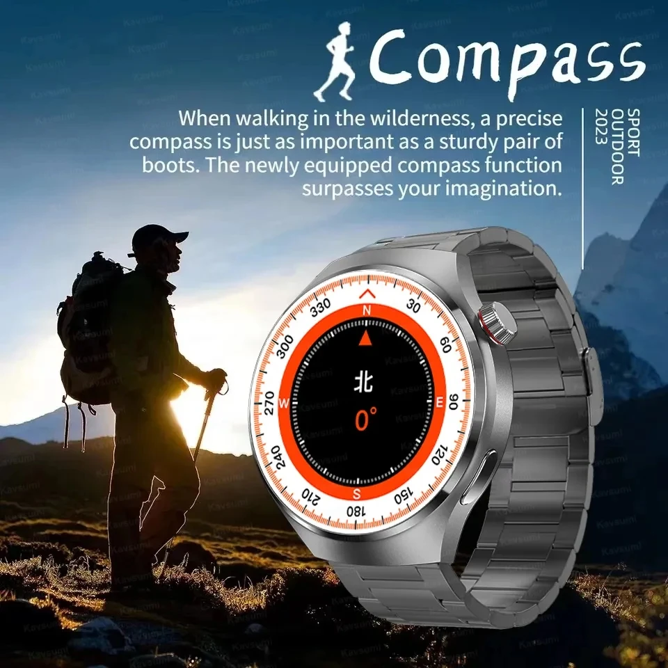 Comprar Zodvboz NFC reloj inteligente hombres reloj 4 Pro AMOLED HD  pantalla ritmo cardíaco Bluetooth llamada IP68 impermeable SmartWatch 2023  nuevo GT4 Pro