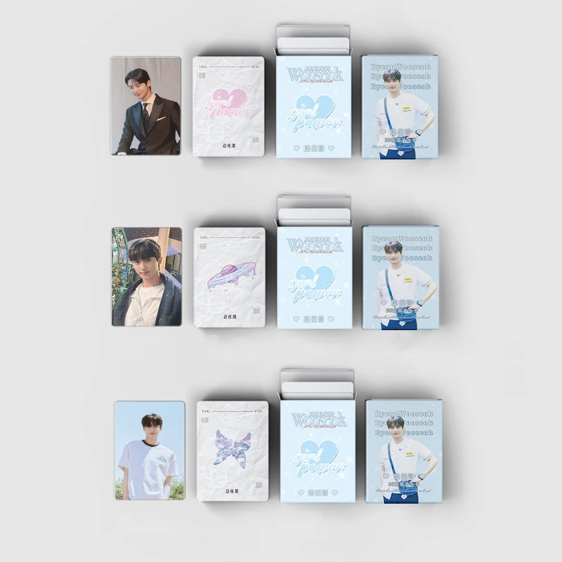 Byeon Woo Seok New Movie & TV Drama Photo Card LOVELY RUNNER Postcard Collectible Card Portrait Book 50pcs/set Lomo KPOP lomo cards