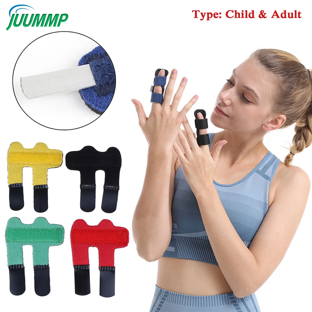 1Pcs Pain Relief Trigger Finger Fixing Splint Straighten Brace Adjustable Sprain Dislocation Fracture Finger Corrector Support triangle arm sling arm brace arm support for forearm fracture fracture of humerus wrist joint fracture wrist and finger sprain