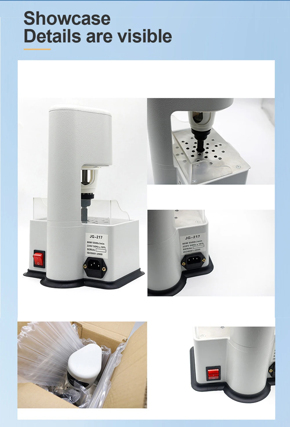 Dental Lingual Grinder 100W Orthodontic Lingual Trimmer Dental Clinic Trimmer D