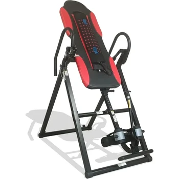 Advanced Technology Inversion Table with Vibro Massage & Heat - Heavy Duty Up To 300 Lbs Workout Bench Fitness Equipment 1