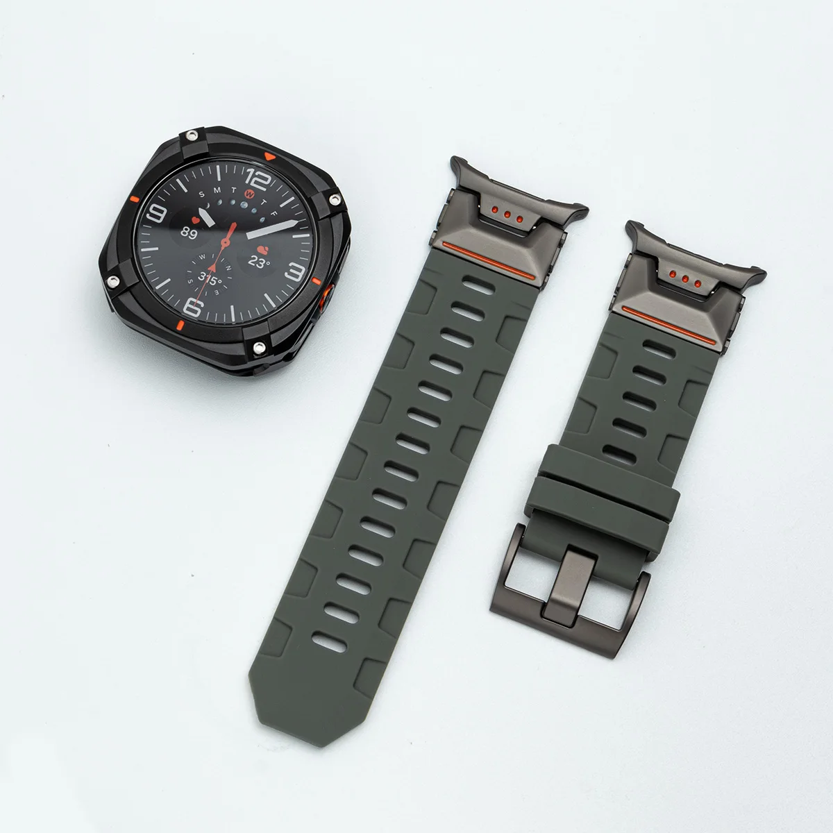 ตัวเลือกสินค้า สายซิลิโคนสุดหรูสำหรับ Samsung Galaxy Watch Ultra 2025