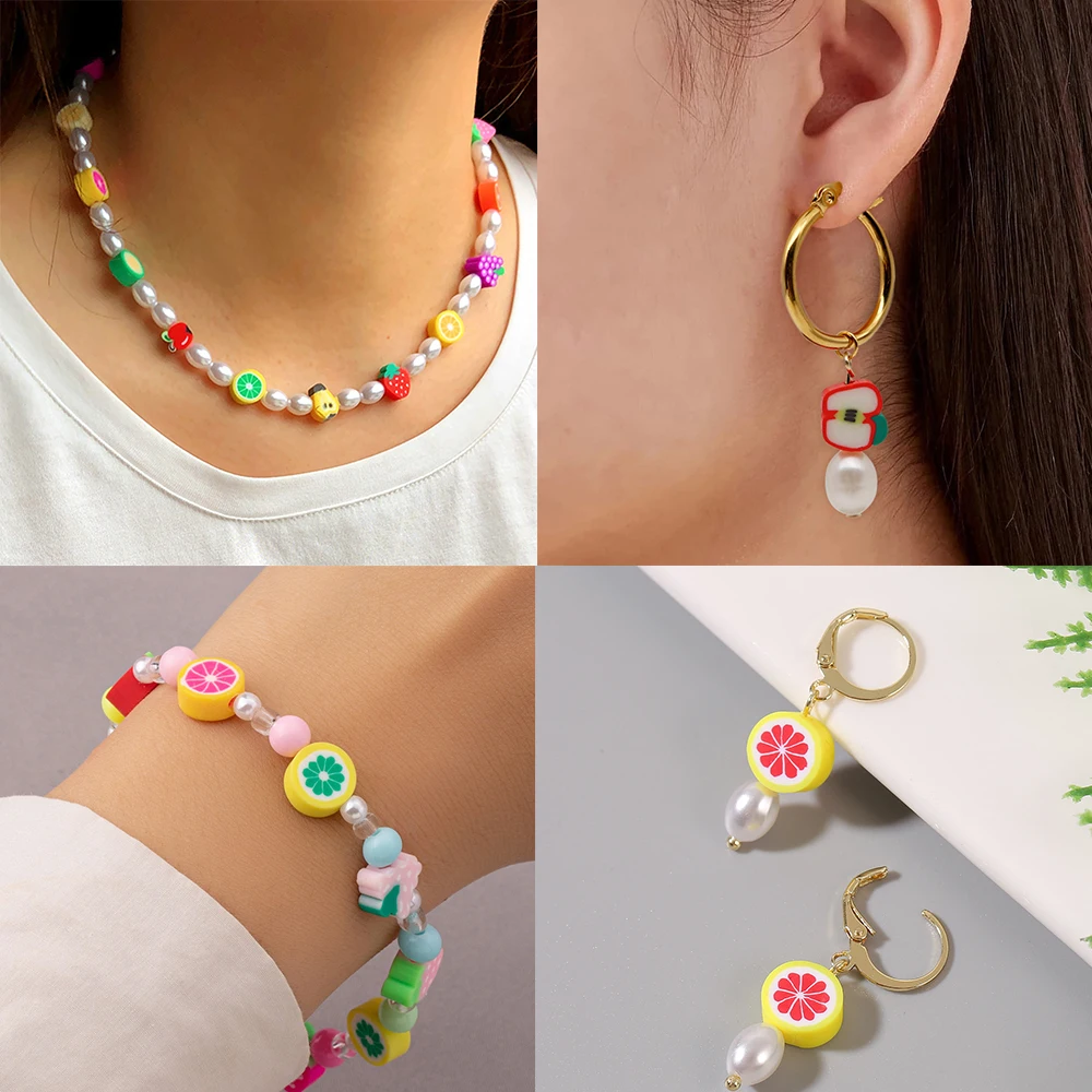 10pcs 3D Strawberry Fruit Handmade Lampwork Beads Spacer Loose Beads for  Bracelets Necklace Earrings DIY Kawaii Jewelry Making - AliExpress