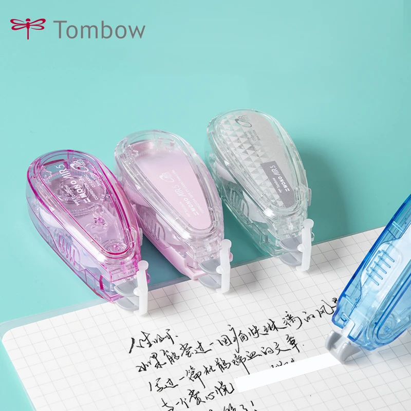 Japan Tombow MONO Air 5 Mute Correction Tape Clear Color Large Capacity 10m Correction Tape Replacement Core CT-CAX5C Stationary