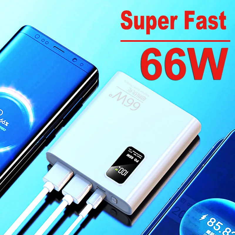 PD20WSuperFastChargingPowerBankHuawei66WPortable20000mAh