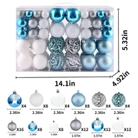 100pcs Christmas Decor Baubles Tree Xmas Balls Party Wedding Ornament Party Supplies Xmas Ornament Ball Xmas Baubles 5