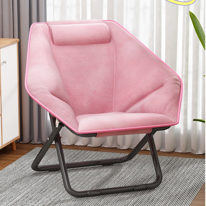 

portable folding recliner chair Living room armchairs balcony Relaxing lounge chair Lazy Backrest chair single small sofa