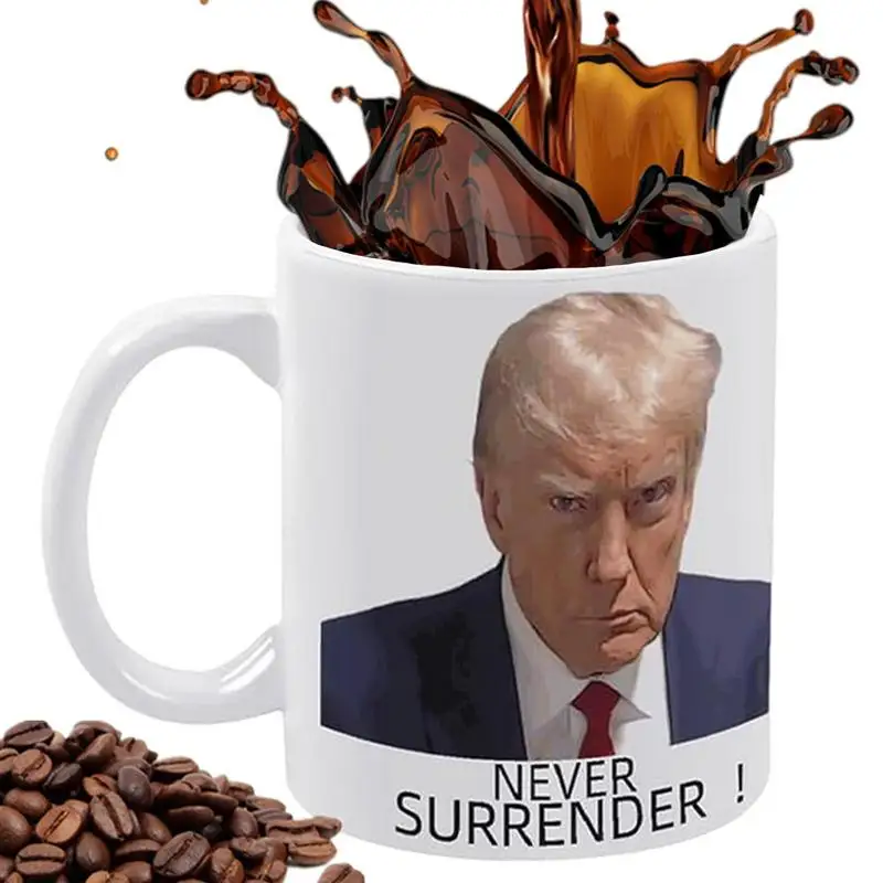 

Donald Trump Mug 350ml Interesting Hot Cocoa Ceramic Mugs Temperature Resistant Novelty Coffee Mugs Gift Cup For Trump Supporter
