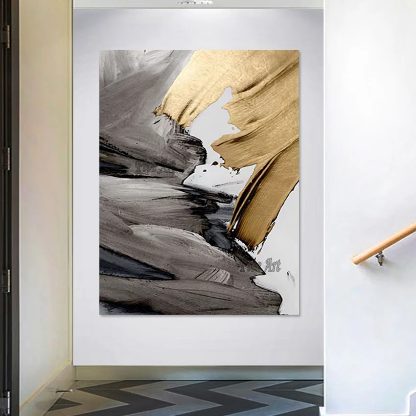 

Abstract African Paintings Modern Textured Wall Art No Framed Canvas Picture Contemporary Paintings Decorative Items For Cafe