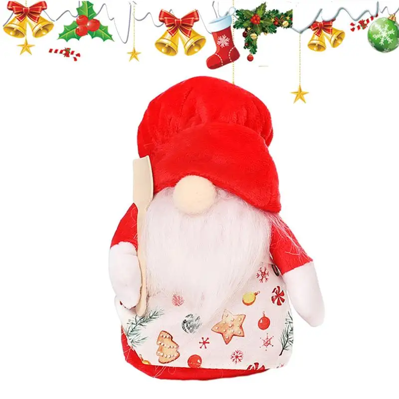 Gnomes Decorative Ornaments Christmas Faceless Dolls Decor Soft Christmas Dwarf Decoration For Living Rooms Cars Fireplaces