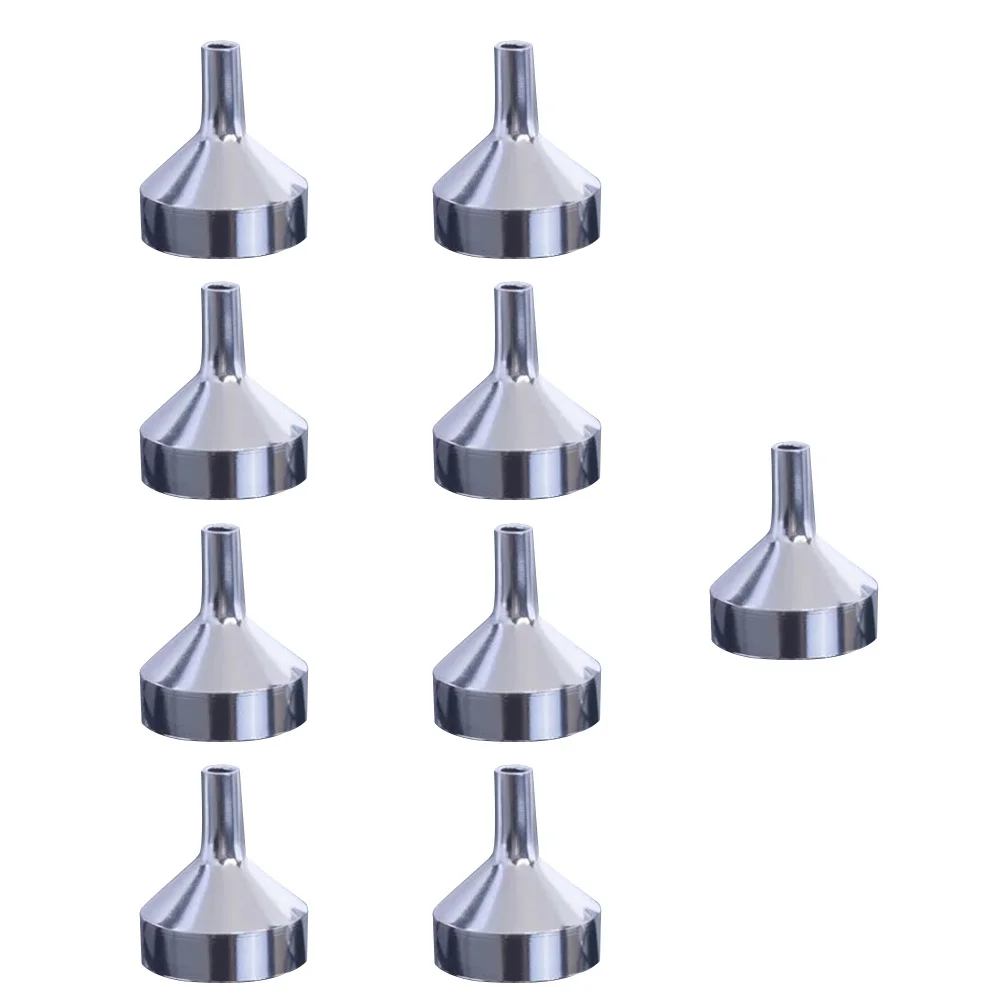 

9pcs Small Funnels for Filling Bottles Containers Liquid Practical Small Funnels