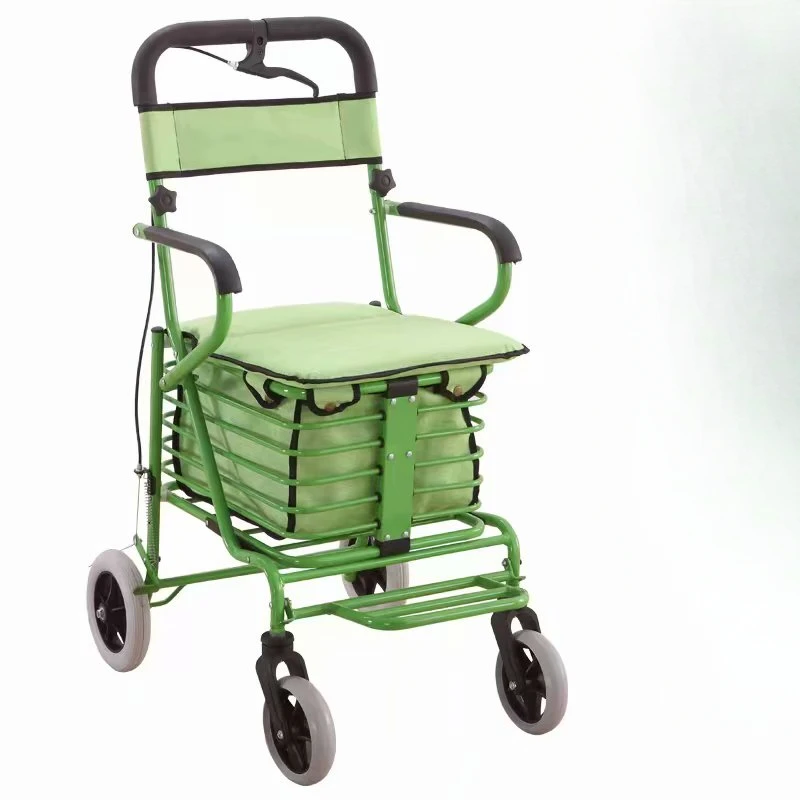 Household portable elderly cart folding can push people to buy food storage hand-pulled shopping
