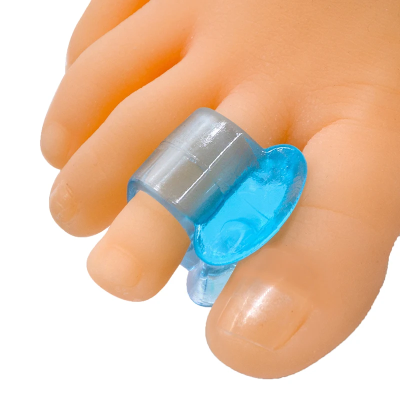 Silicone Gel Toe Separators 2Pcs Foot Care Tool Bunion Spacers Thumb Corrector Hallux Valgus Relief