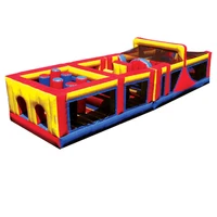 Factory Price  Inflatable Toy Children Adult Park Outdoor Giant Durable Inflatable Obstacle Training Bounce House
