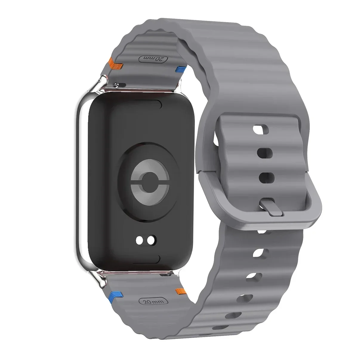 Wave Pattern Silicone Sports Strap | Replacement Wristband