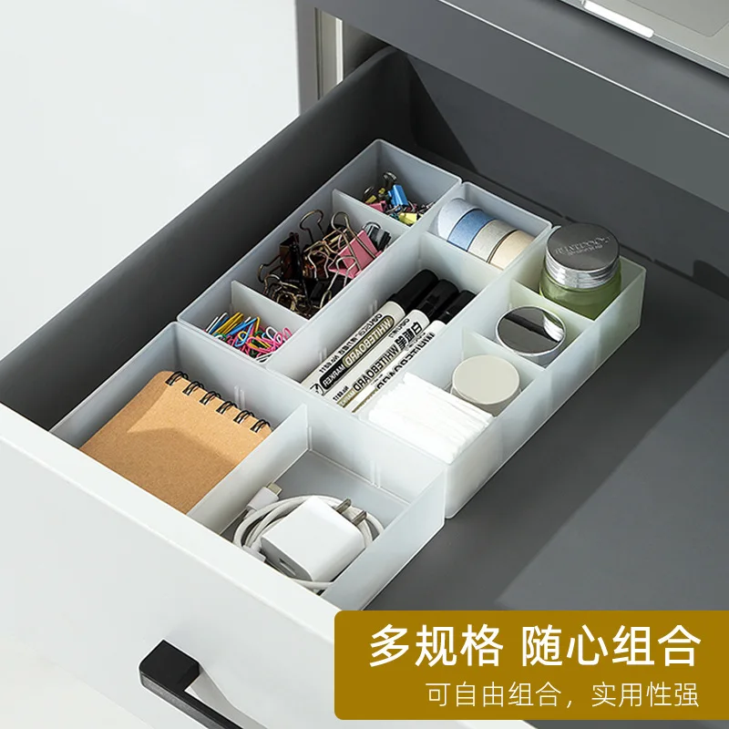 Adjustable Drawer Storage Box Plastic Clear Plastic Organizer Holds Storage Box With Adjustable Divider