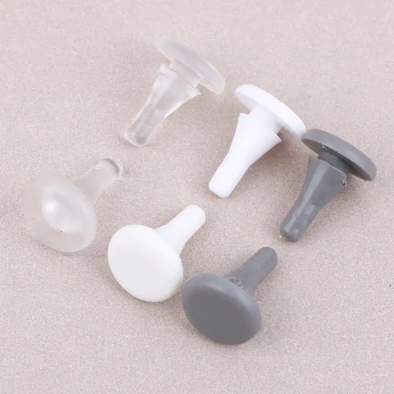 *20PCS 엘리베이터 홀 도어 충돌 방지 못/충돌 방지 고무 패드/충격 흡수 콩/오프닝 5-6mm 두께 2MM