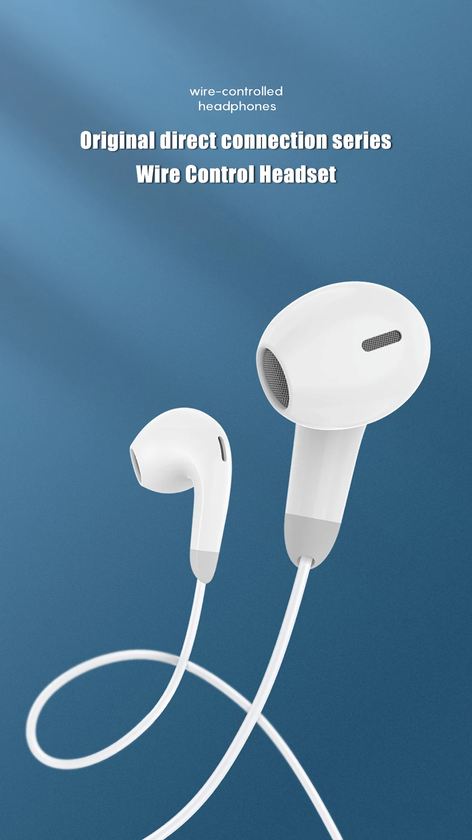 Description Picture 2 of itemHalf-In-Ear Earphone For Apple iPhone 14 Pro Max 13 12 For IOS Lightning Wired Headphones X XS XR 8 7 6 Plus Bluetooth Earbuds