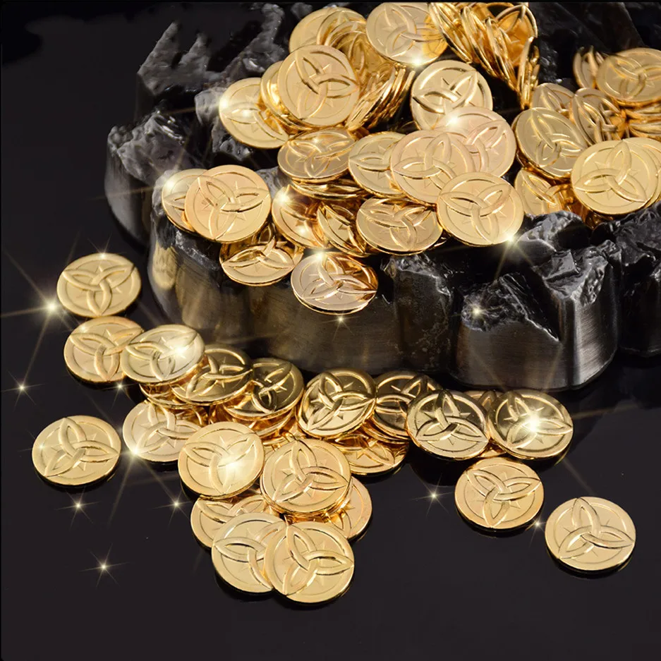 Commemorative coin 10-30Pcs Genshin Impact Mora Metal Zinc Alloy Gold Coins Game Coins Collection Morax Cosplay Props Accessories