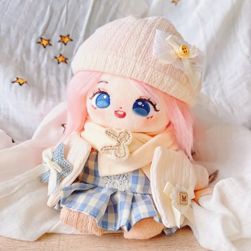 The clothes of the 20 centimeter cotton doll are finely crafted 2