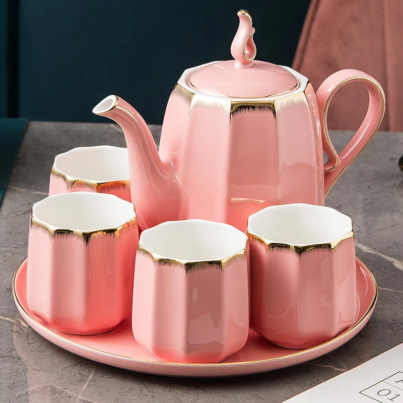 

Скандинавский модный кофейник, кофейная чашка с лотками, кофейный набор, фарфоровый чайный набор, чайник, кофейная чашка, набор, оптовая продажа, аксессуары для кофе