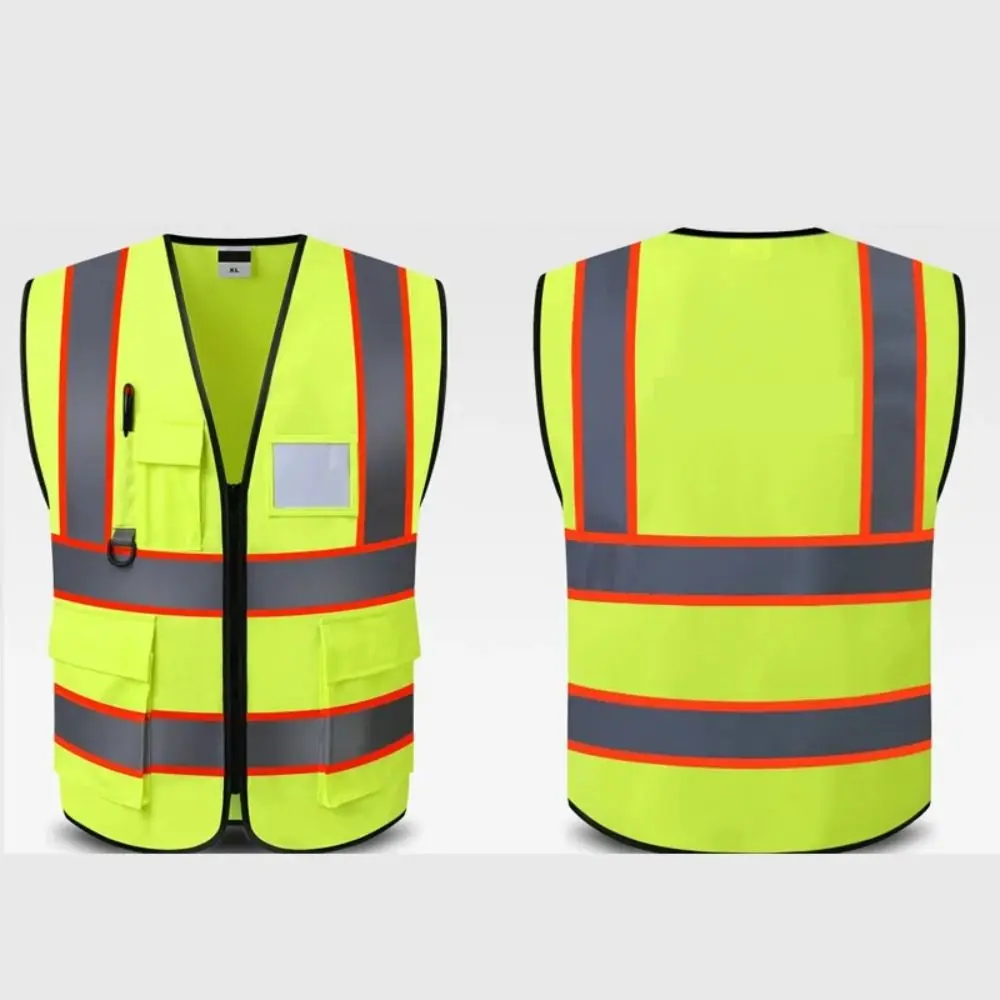 High Visibility Reflective Safety Vest Breathable Wear Resistant Traffic Waistcoat Fashion Comfortable Cycling Safe Jacket
