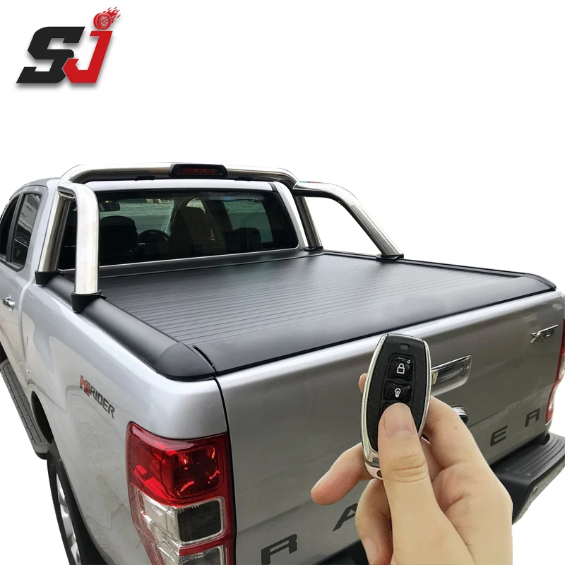 

Pickup Truck Accessories 4x4 Tonneau Bed Cover Electric Roller Lid for toyotas Tacoma Tundra Hilux Revo Vigo