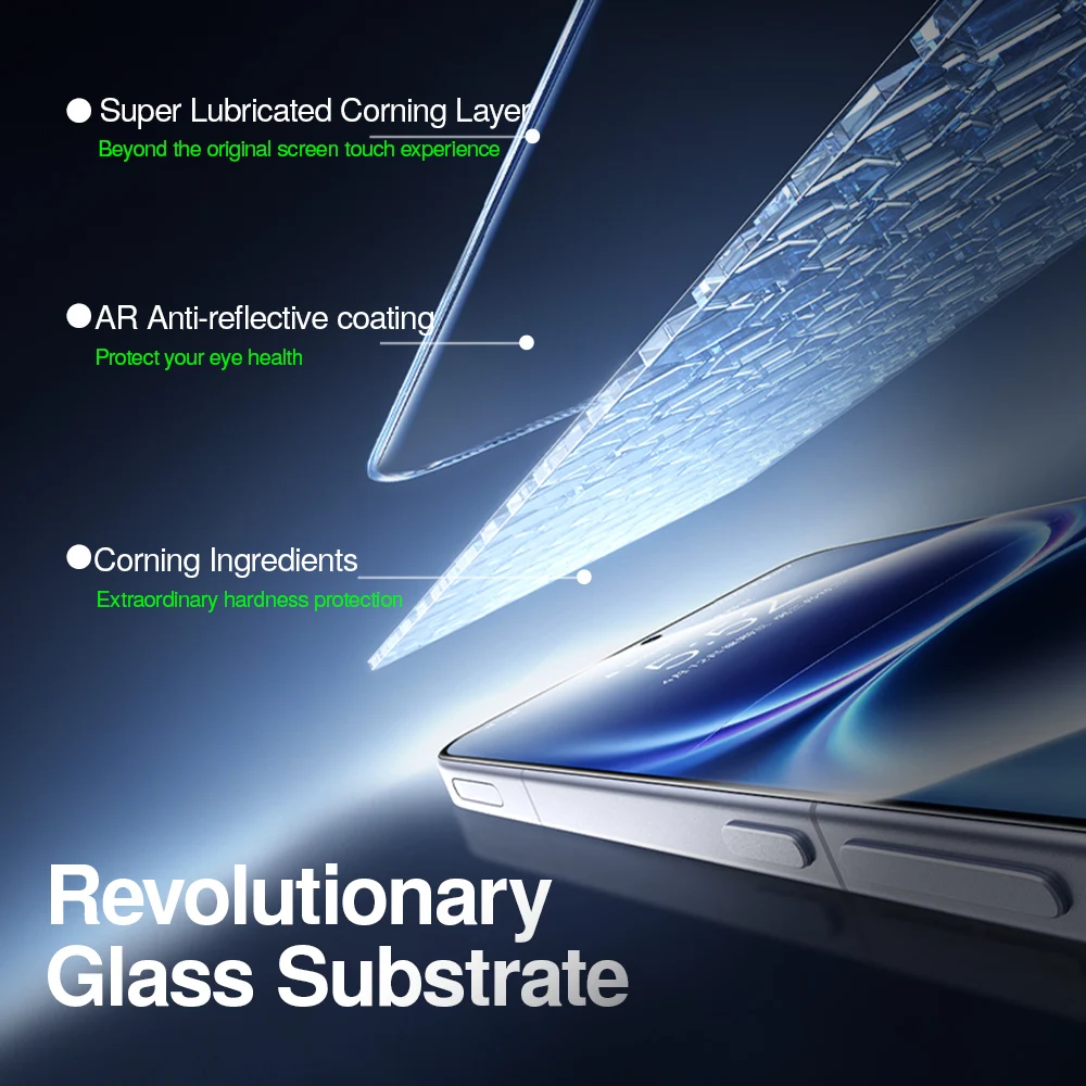 SmartDevil HD Tempered Glass Film with Auto-Dust Removal Kit - Clear Screen Protector