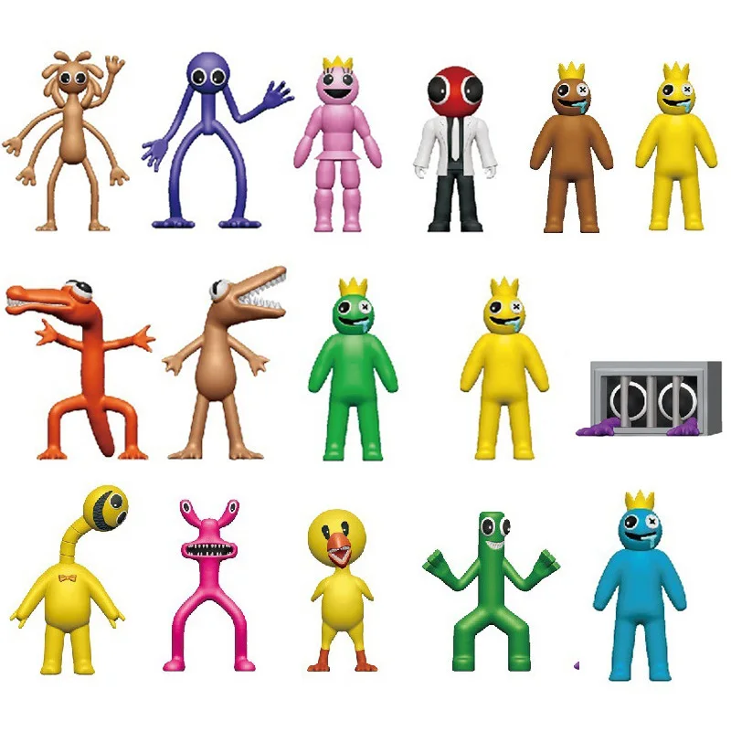 12pcs Roblox Jogo Rainbow Amigos Action Figure Pvc Doll Toy Collectible  Horror Modelo Brinquedos Crianças Presente de Natal