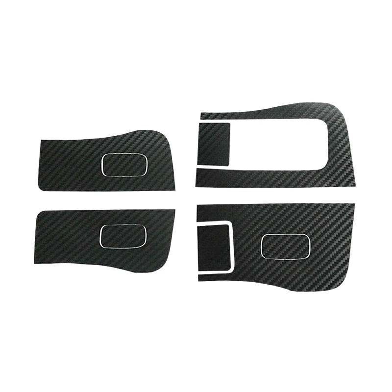 

Наклейки из углеродного волокна для Tesla Model 3, внутренняя панель на окно, кнопки, переключатели, защита от износа, грязи, легкая установка (4