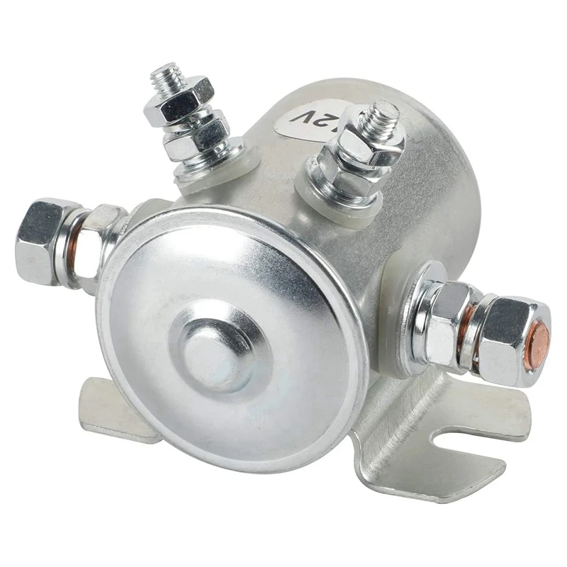 

Соленоидное реле постоянного тока 4X Max 300A, 12 В, стартер, соленоид для гольф-тележек, лебедка, морской Раш