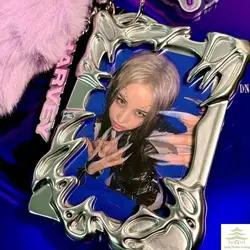Customized Electroplated Photocard Holder - Personalized Star Card Protector (A)