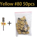 Yellow 80 50pcs