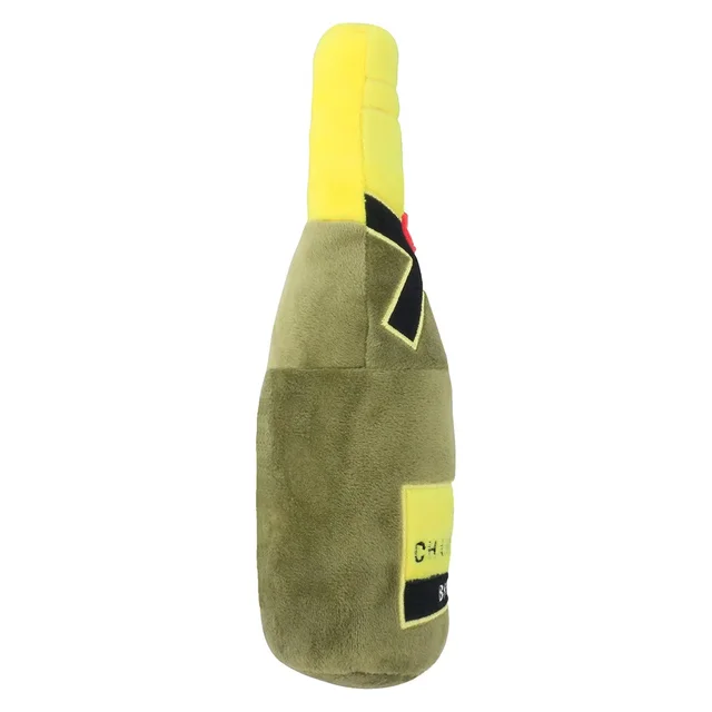 Dog Plush Toy Exclusive Supply Of Spot Wholesale Plush Filled Champagne Bottles Squeaking Dog Toys Fleece Squeak Toys 2