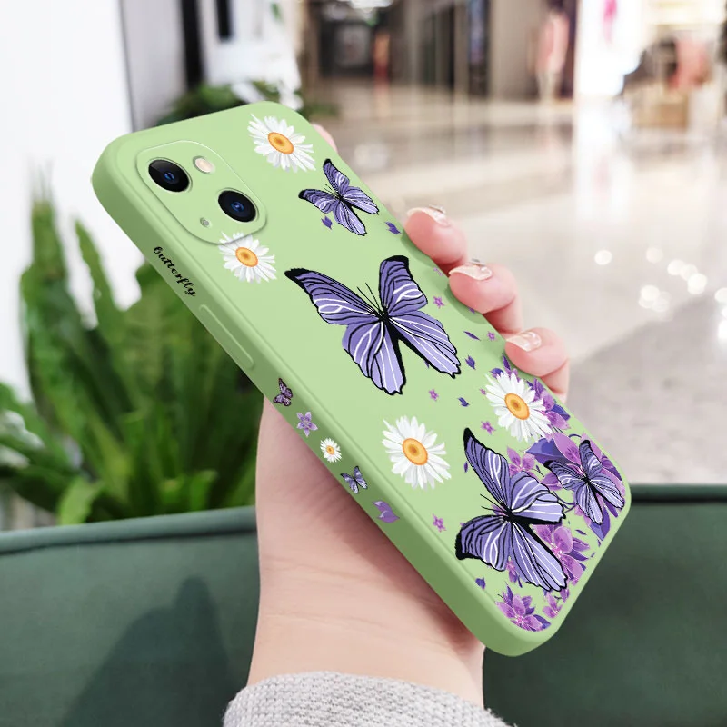 Elegant Purple Butterflies Phone Case Cover