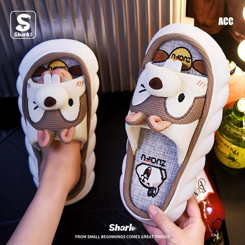 Pantofole da donna per interni, in pelle, in gomma, ad asciugatura rapida_voghion.com