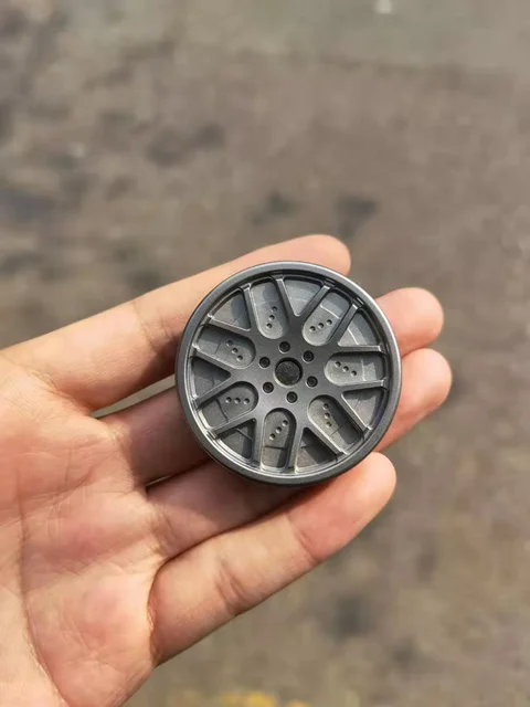 Metal Antistress Hand Spinner BBS Simulation Tire Pop Coin