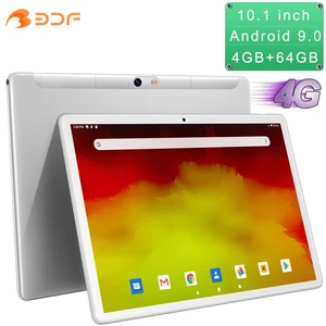 Tableta PC de 10,1 pulgadas, Tablet con Octa Core, 4GB de RAM, 64GB de ROM, Android 9,0, Google Play, tarjeta SIM de red Dual, Bluetooth, WiFi, tipo C, nueva