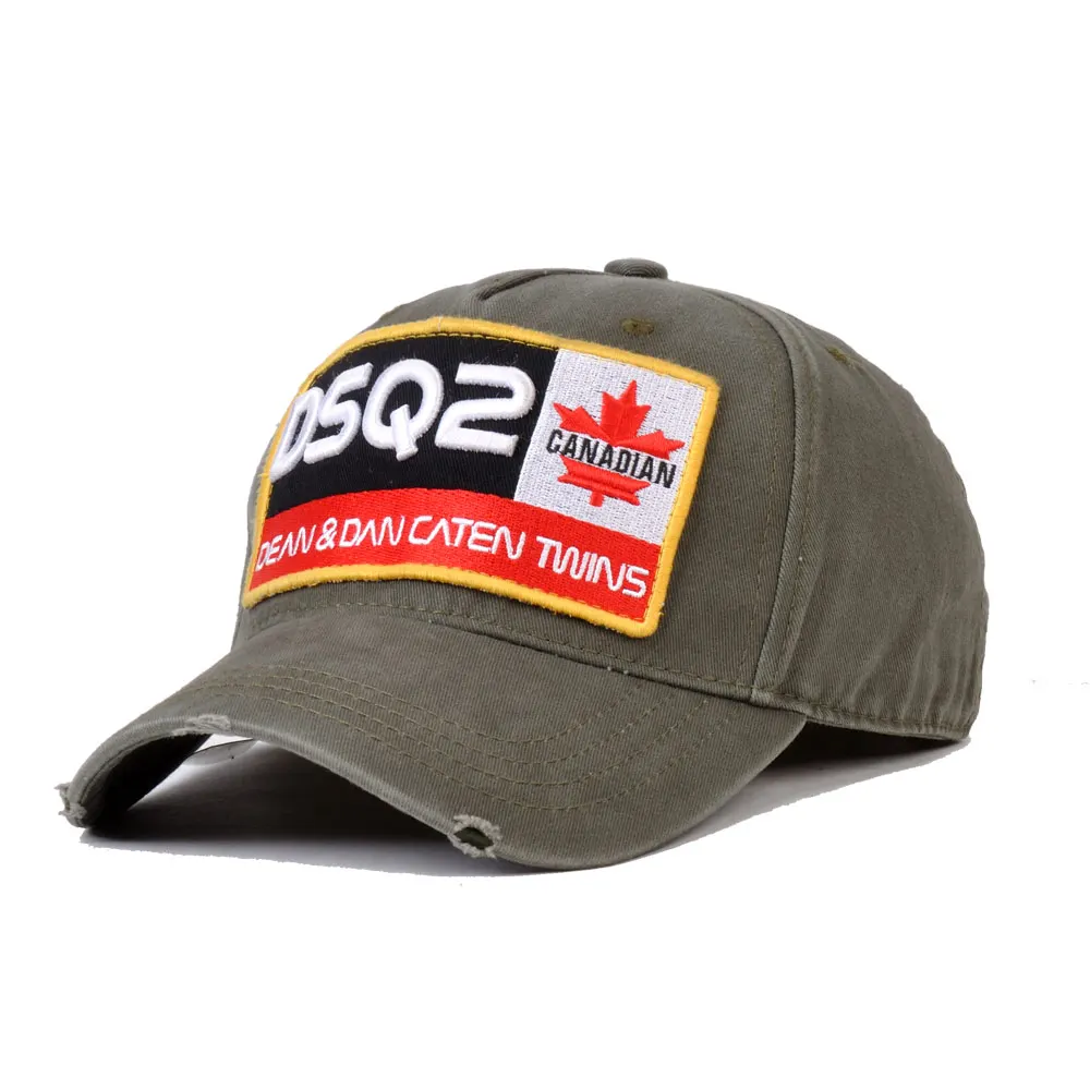 Dsq2 Brand  Men Baseball Caps High Quality Cotton DSQ2 Letter Embroidery Mens Women Baseball Caps Hip Hop Snapback Hat Dad Hats